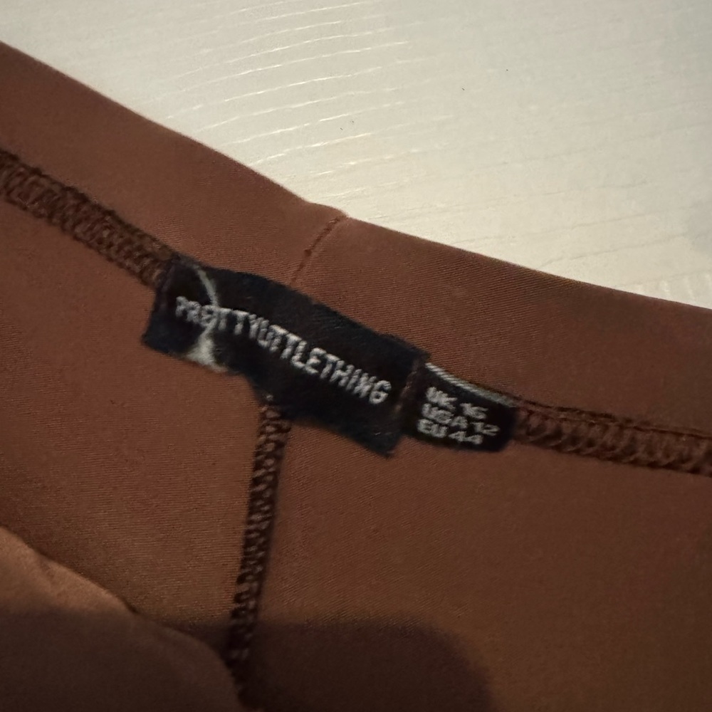 PrettyLittleThing Brown Top